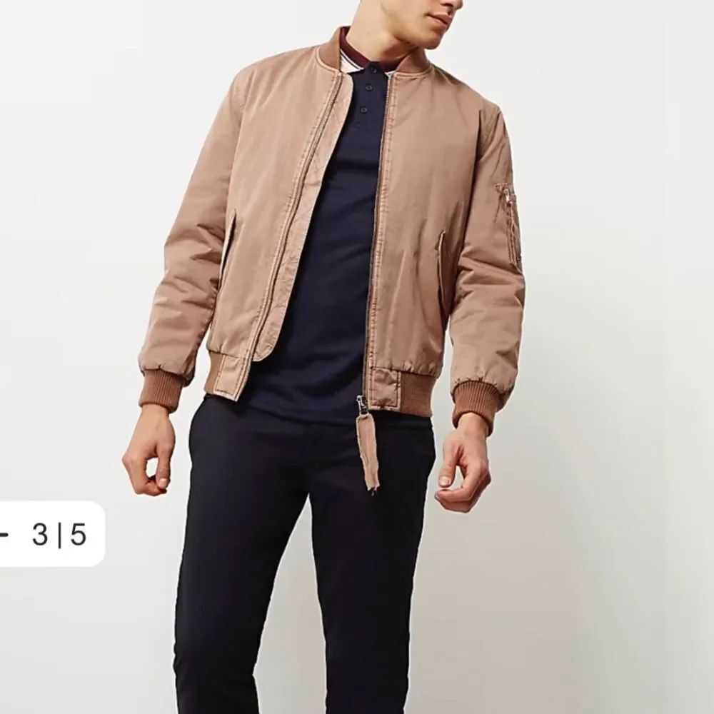 River Island Men’s Basic Bomber Jacket